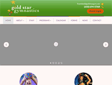 Tablet Screenshot of goldstargym.com